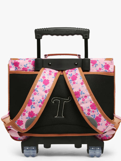 2-compartment Wheeled Satchel Tann's Pink les fantaisies f 26422613 other view 3
