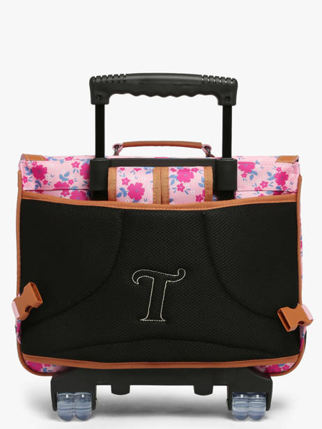 2-compartment Wheeled Satchel Tann's Pink les fantaisies f 26422613 other view 4