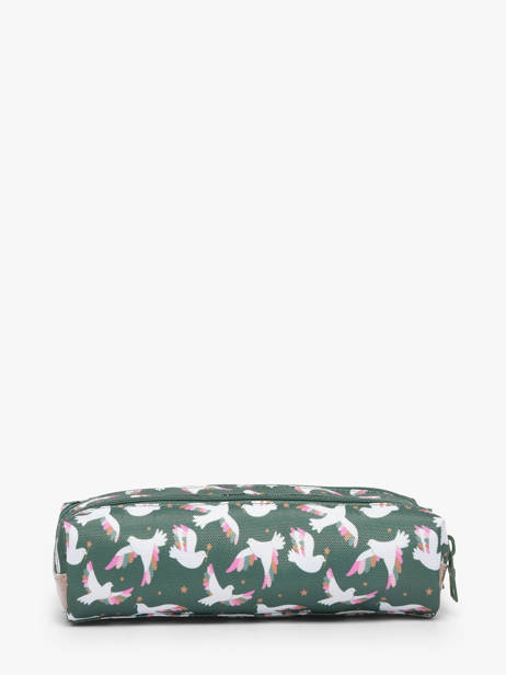 2-compartment Pouch Tann's Green les fantaisies f 12191 other view 2