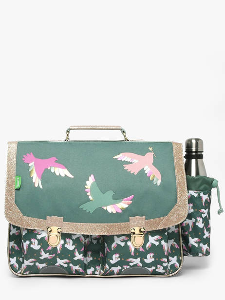 2-compartment Satchel Tann's Green les fantaisies f 44191