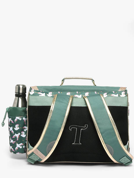 2-compartment Satchel Tann's Green les fantaisies f 44191 other view 3
