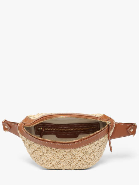 Belt Bag Leather And Raffia Paul marius Beige raphia BANANRAP other view 2