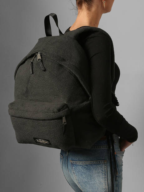 Padded Pak'r Fleec'd 1 Compartment Backpack Eastpak Black pbg authentic PBGK620F other view 1