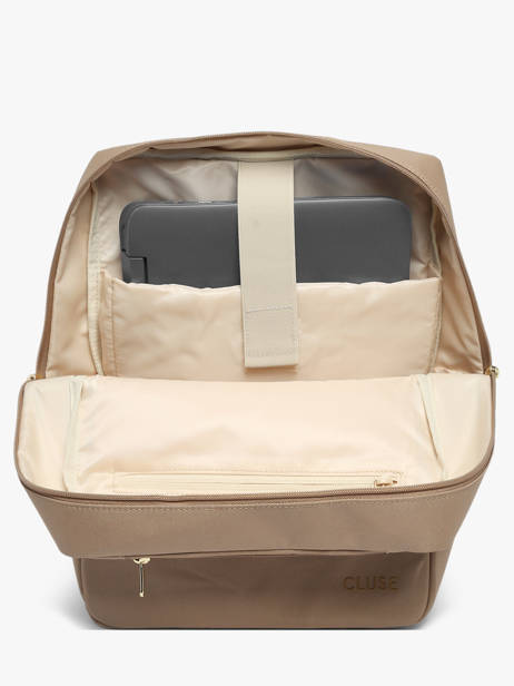 Sac à Dos Nuitée Cluse Beige backpack CX036 vue secondaire 3