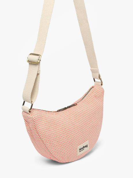 Shoulder Bag Tressage Cotton Hindbag Orange tressage TS other view 1