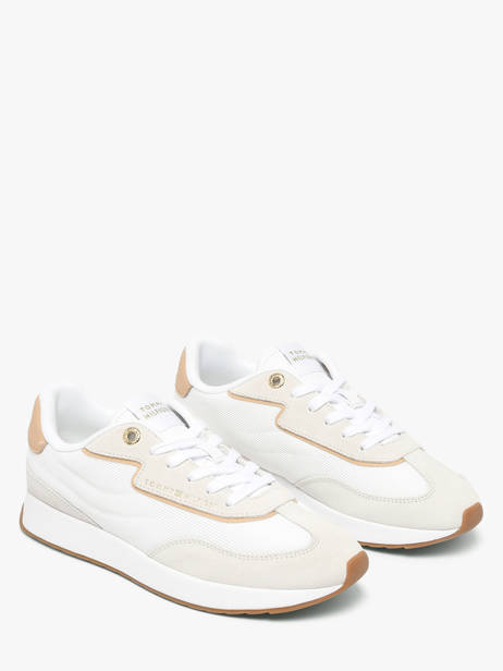 Sneakers En Cuir Tommy hilfiger Blanc women 94100F6 vue secondaire 1