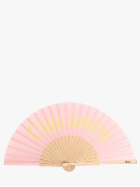 Eventail Ines de laure Rose eventail EVENTAIL