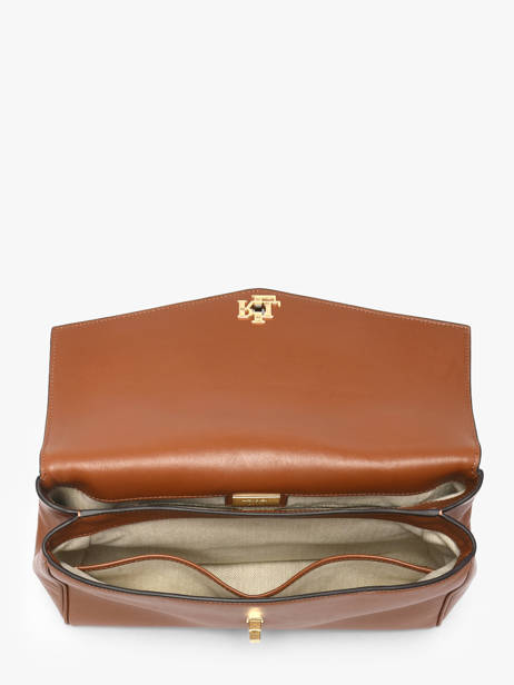 Satchel Farrah Leather Lauren ralph lauren Brown farrah 31P11738 other view 2