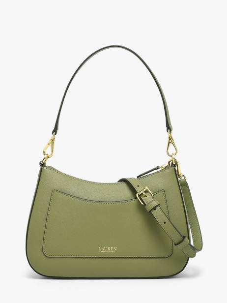 Leather Danni 26 Shoulder Bag Lauren ralph lauren Green danni 31883768 other view 4