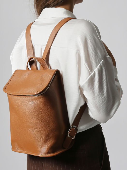 Longchamp Le foulonné Backpack Brown