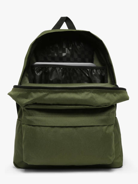 1 Compartment Backpack Vans Green backpack VN00103A other view 2