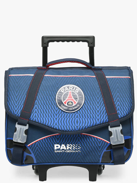 Cartable à Roulettes 2 Compartiments Paris st germain Bleu psg 26AP203K
