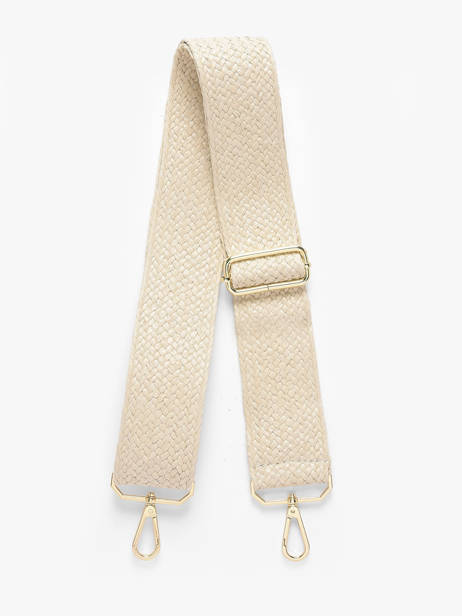 Shoulder Strap Miniprix Beige straw 52E26