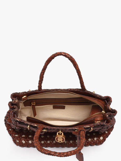 Satchel American Icon Leather Tommy hilfiger Brown american icon AW18734 other view 2