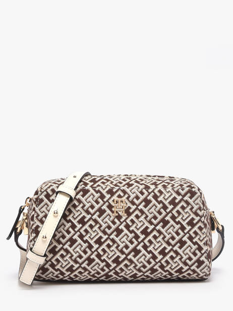 Shoulder Bag Th Grace Recycled Polyester Tommy hilfiger Brown th grace AW18864