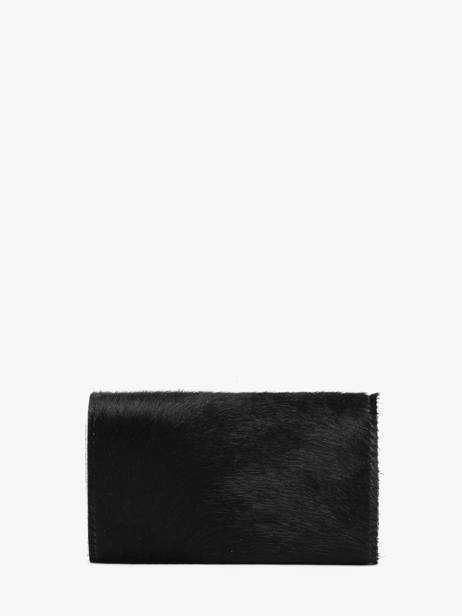 Porte-monnaie Agnes Cuir Etrier Noir agnes EAGN5018 vue secondaire 3
