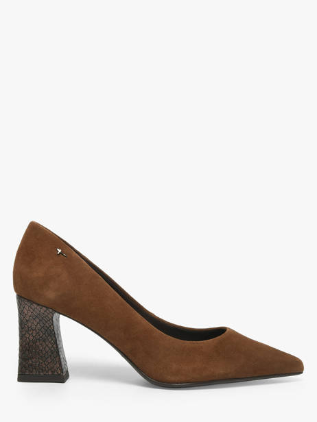 Pumps In Leather In Leather Tamaris Brown women 43