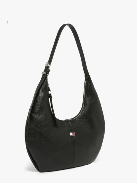 Shoulder Bag Tjw Slouchy Tommy hilfiger Black tjw slouchy AW18776 other view 1