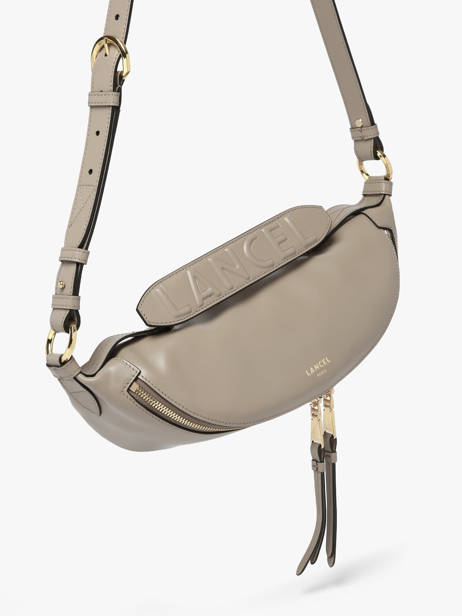 Sac Bandoulière S Origami Cuir Lancel Gris origami A12527 vue secondaire 1