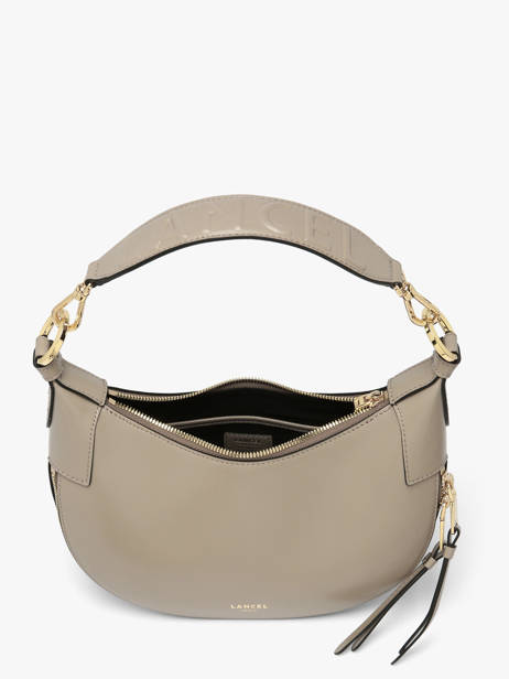 Shoulder Bag Origami Leather Lancel Gray origami A13313 other view 4