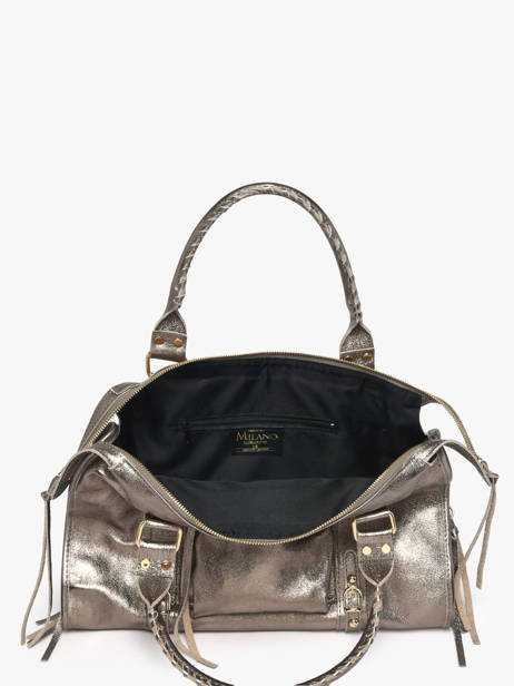 A4 Size Shoulder Bag Nine Milano Silver nine NI24095O other view 2