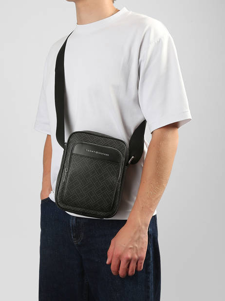 Sac Porté Main Th Daily Polyester Tommy hilfiger Noir th daily AW18415 vue secondaire 1