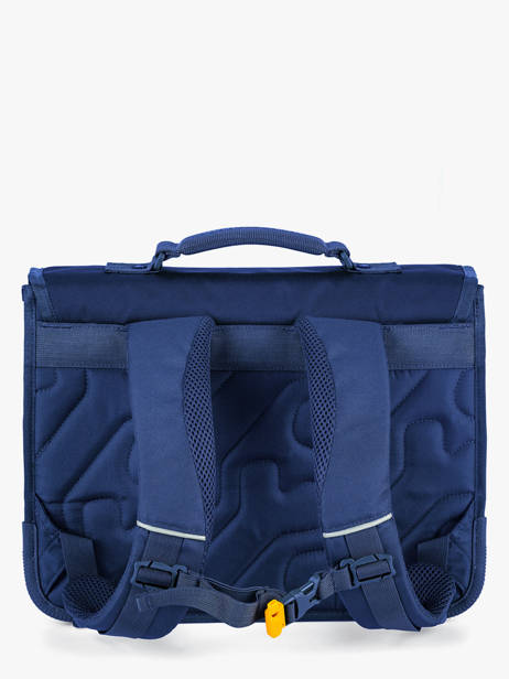 2-compartment Satchel Stones and bones Blue boys B other view 4