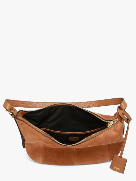 Shoulder Bag Victoire Suede Lancel Brown victoire A14255 other view 3