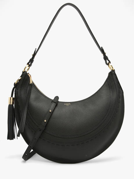 Shoulder Bag Hoboheme Leather Lancel Black hoboheme A14217