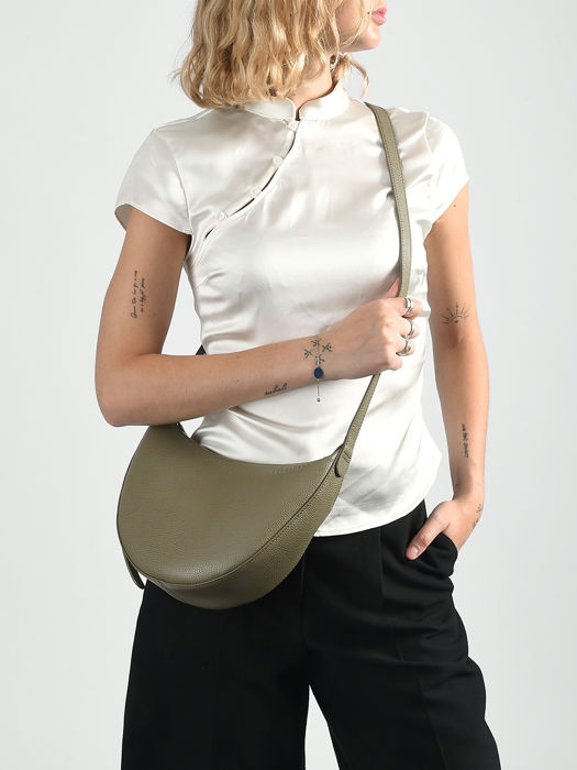 Longchamp Le foulonné Messenger bag Green