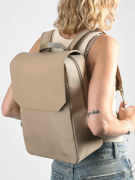 Sac à Dos Nuitée Cluse Beige backpack CX036 vue secondaire 1