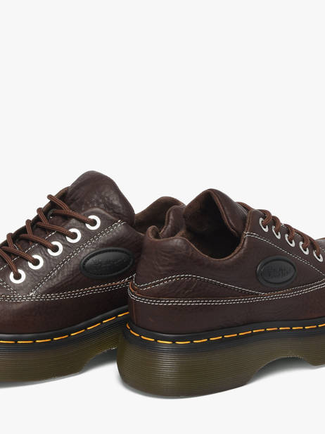 Sneakers Plateforme En Cuir Dr martens Marron women 41129200 vue secondaire 2