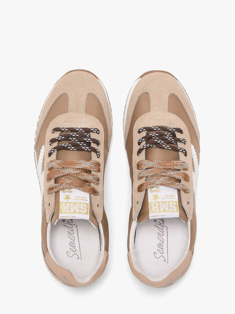 Sneakers En Cuir Semerdjian Marron women JUNEE274 vue secondaire 3