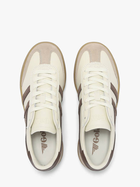 Sneakers En Cuir Gola Or women CLB744HC vue secondaire 3