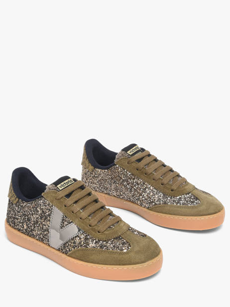 Sneakers Berlin In Leather Victoria Green women 1126223 other view 1