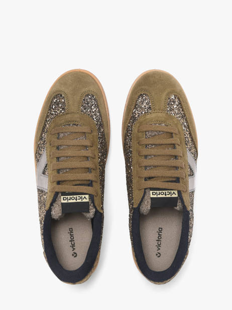 Sneakers Berlin In Leather Victoria Green women 1126223 other view 3