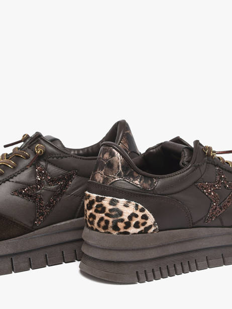 Platform Sneakers Cetti Brown women SRA other view 2