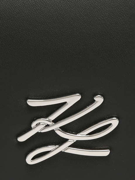 Sac Bandoulière K Autograph Cuir Karl lagerfeld Noir k autograph B3W30049 vue secondaire 2