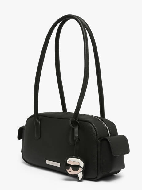 Bowling Bag K Ikon Leather Karl lagerfeld Black k ikon B3W30119 other view 1