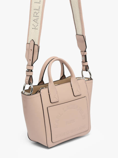 Sac Bandoulière K Daily Cuir Karl lagerfeld Rose k daily B3W30324 vue secondaire 1