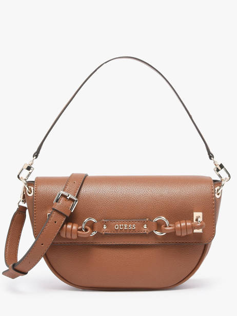 Shoulder Bag Camelia Polyurethane Guess Brown camelia BG974219