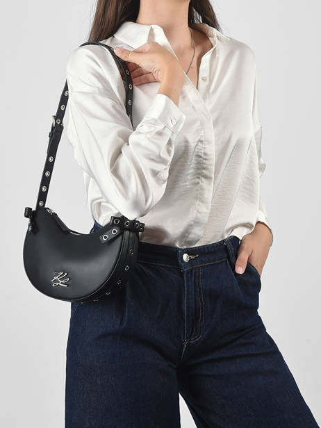 Shoulder Bag K Autograph Leather Karl lagerfeld Black k autograph B3W30049 other view 1