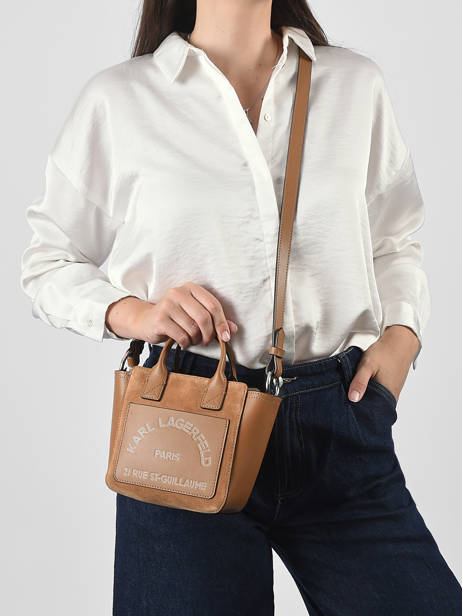Shoulder Bag K Daily Leather Karl lagerfeld Brown k daily B3W30325 other view 1