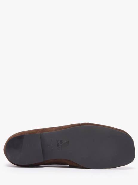 Moccasins In Leather Alohas Brown accessoires 10121401 other view 4
