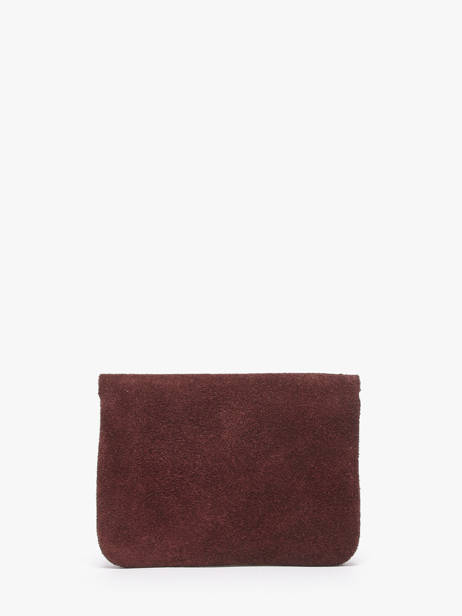 Coin Purse Velvet Leather Milano Red velvet VE23091O other view 2