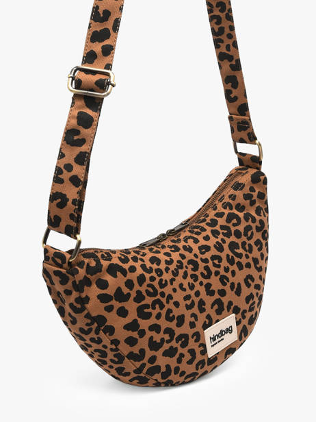 Crossbody Bag Leopard Cotton Hindbag Brown leopard LE other view 1