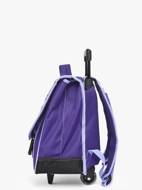 2-compartment Wheeled Satchel K-pop demon hunters Violet huntrix 26AJ203O other view 2