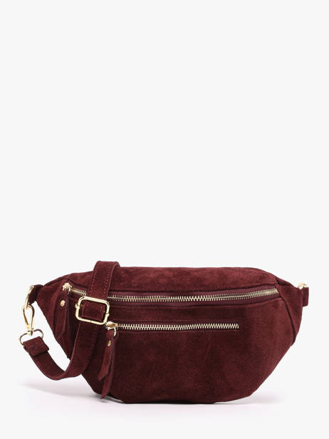 Belt Bag Leather Milano Red velvet VE24119O