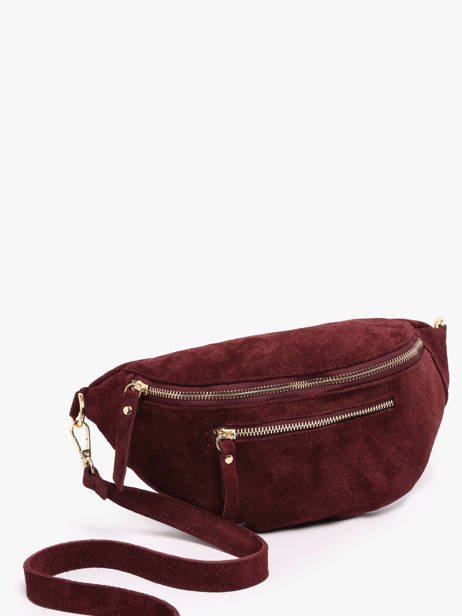 Belt Bag Leather Milano Red velvet VE24119O other view 1