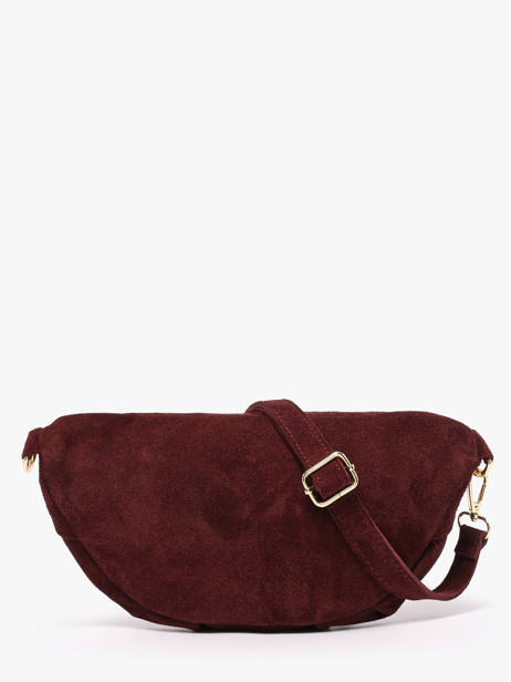 Belt Bag Leather Milano Red velvet VE24119O other view 3